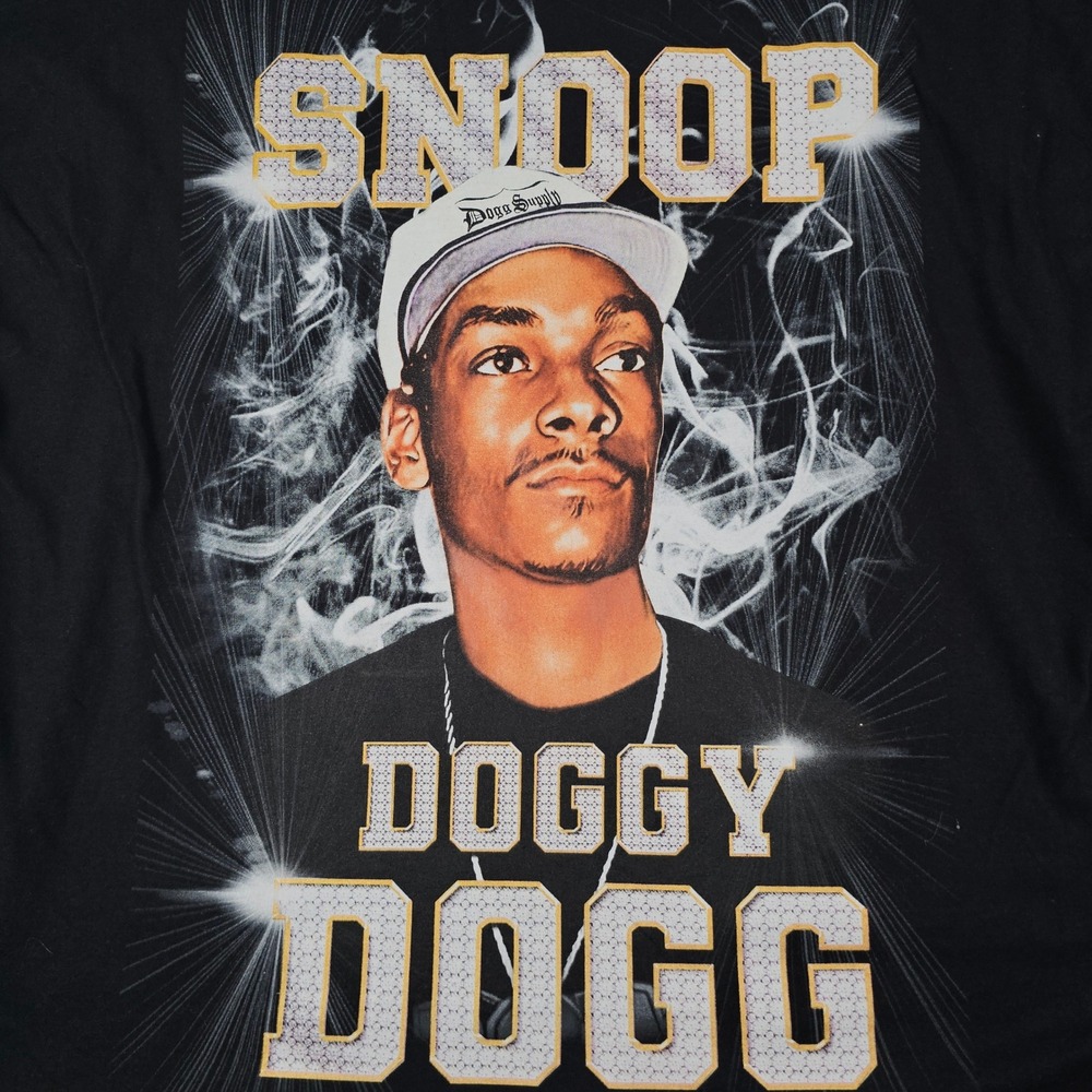 Snoop Dogg Doggy Supply‎ Black T-Shirt XL Hip Hop Rap Graphic Tee